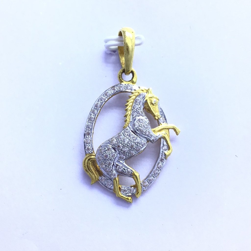 DESIGNING FANCY HORSE GOLD PENDANT