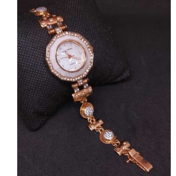 18 KT Rose Gold Branded Ladies  Watch