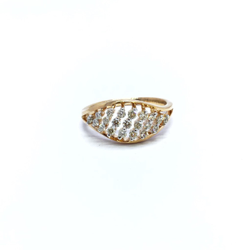 ROSE GOLD FANCY REAL DIAMOND RING by 