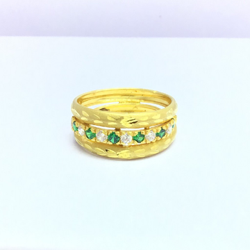 designing fancy ladies gold ring by 