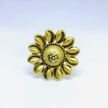 BRANDED ANTIQUE GOLD RING FOR LADIES by 
