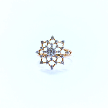 REAL DIAMOND ROSE GOLD RING by 