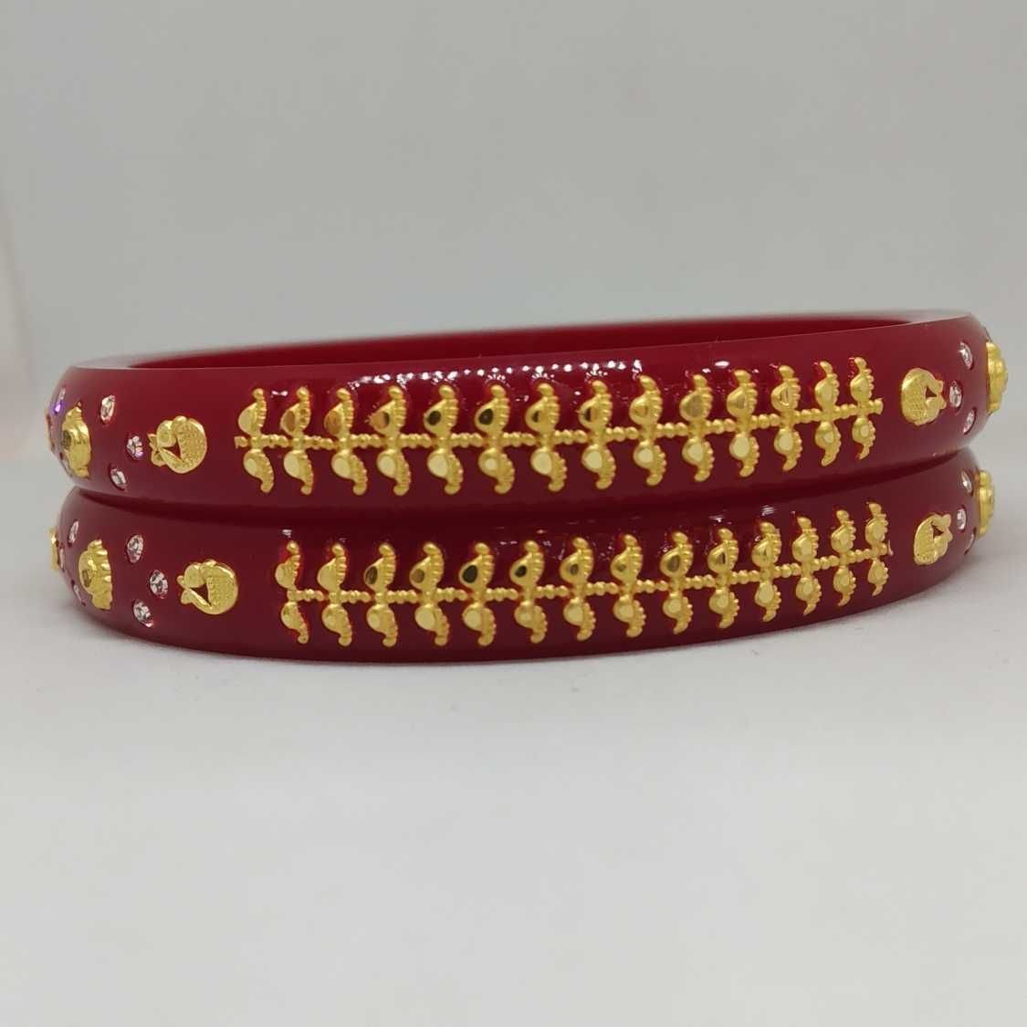 22 kt gold ras chhudi bangle