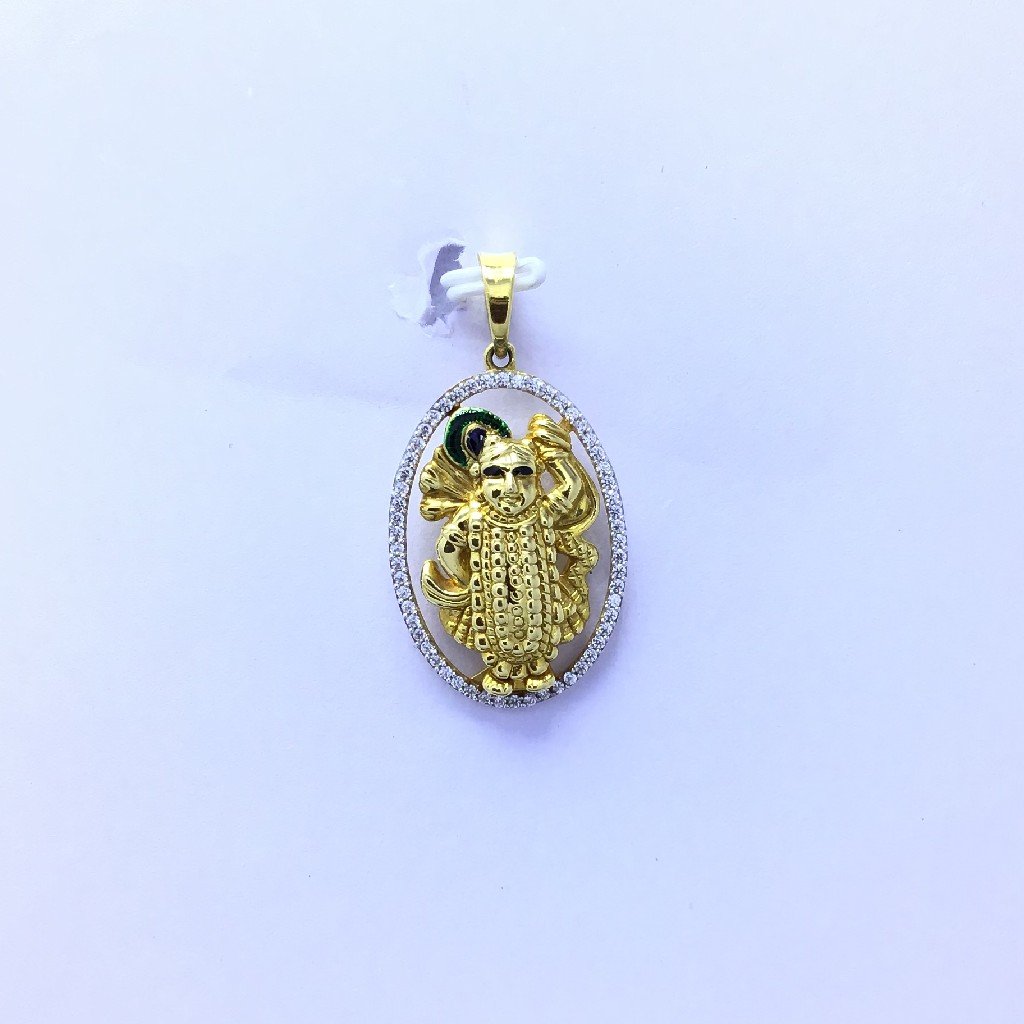 SHREENATHJI FANCY GOLD PENDANT