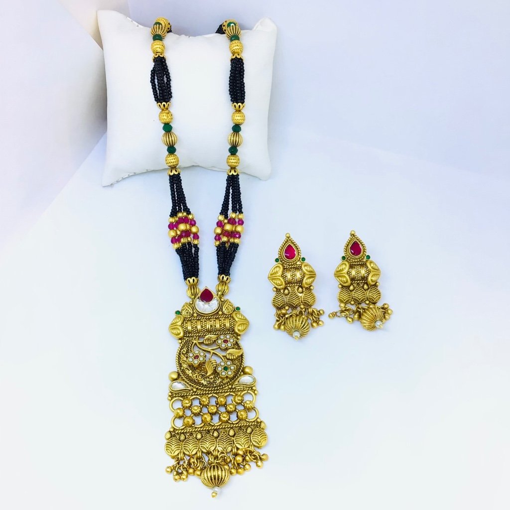 DESIGNING FANCY GOLD ANTIQUE MANGALSUTRA