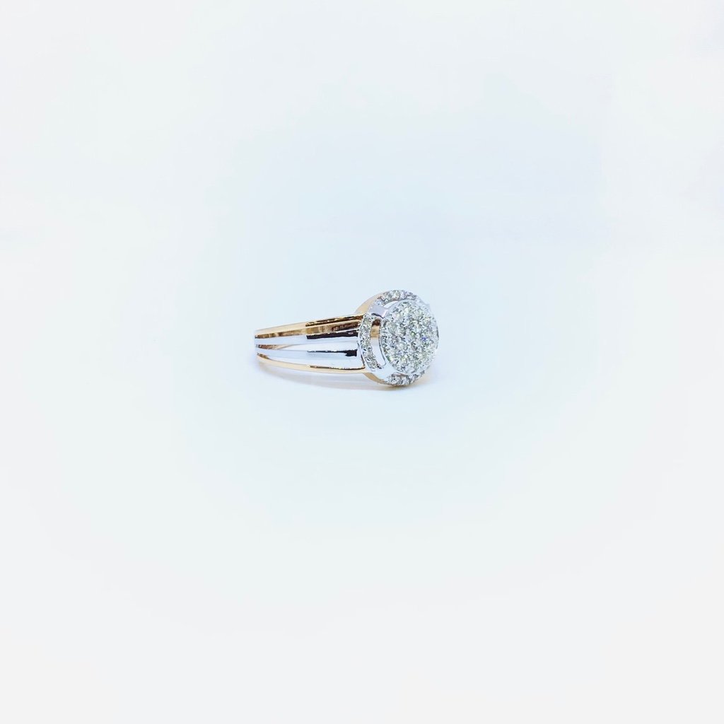 REAL DIAMOND FANCY BRANDED RING