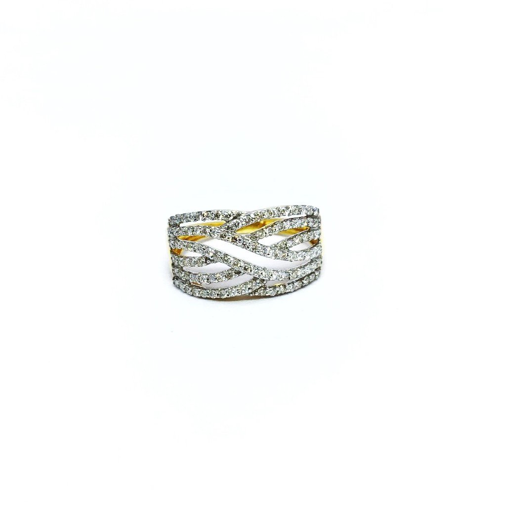 DESIGNING FANCY GOLD REAL DIAMOND RING