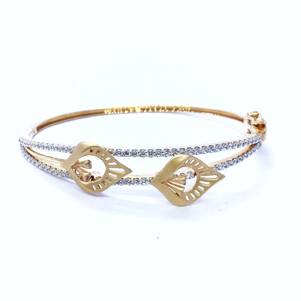 Jaguar-Diamond Bracelet Kada Best Quality Gold Plated for Men - Style A038  – Soni Fashion®