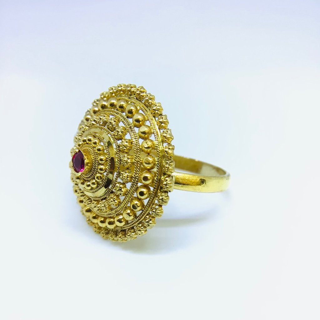 Gold Ring Design for Female - JD SOLITAIRE