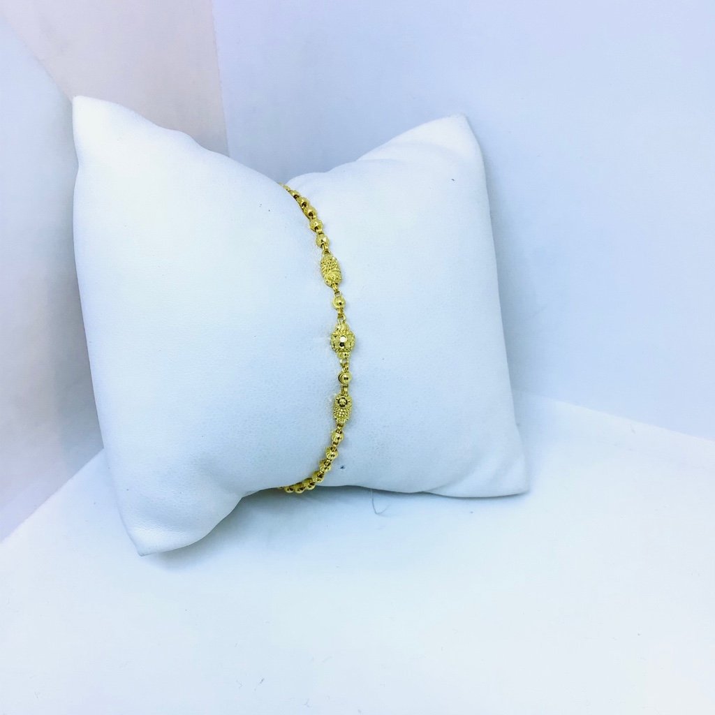 14k Gold Fancy Link Bracelet | Richter & Phillips Jewelers
