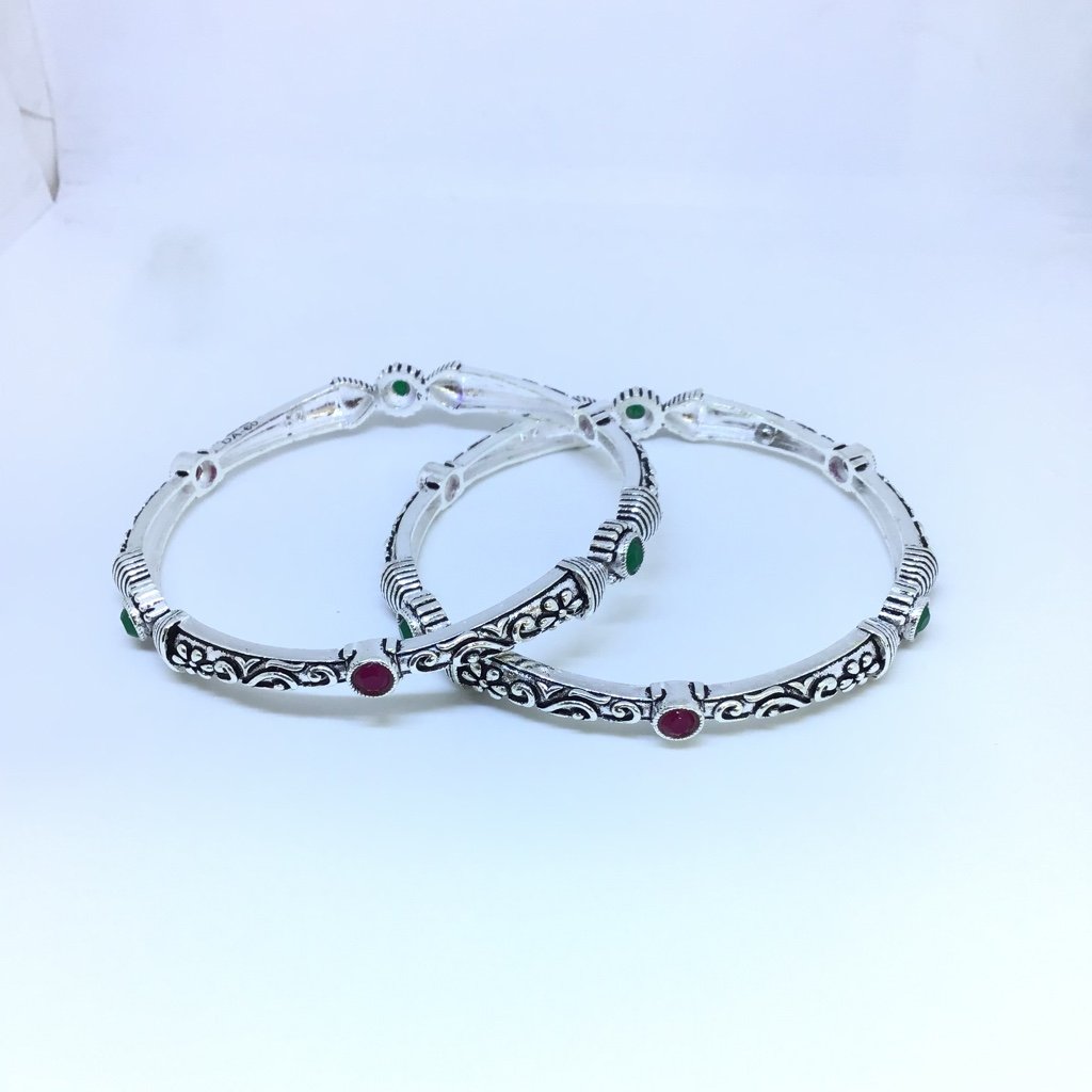 925 STERLING SILVER OXIDISED BANGLES