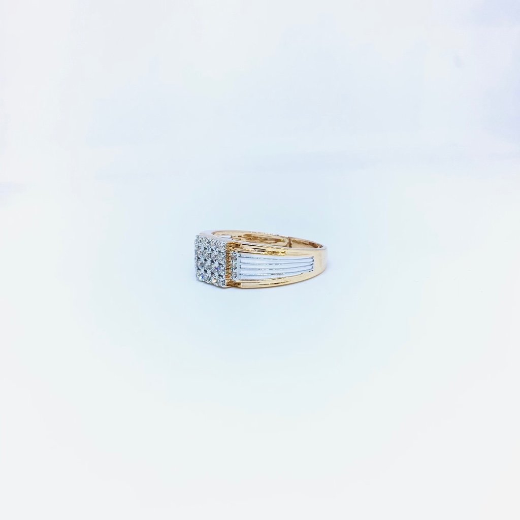 Branded real diamond fancy ring