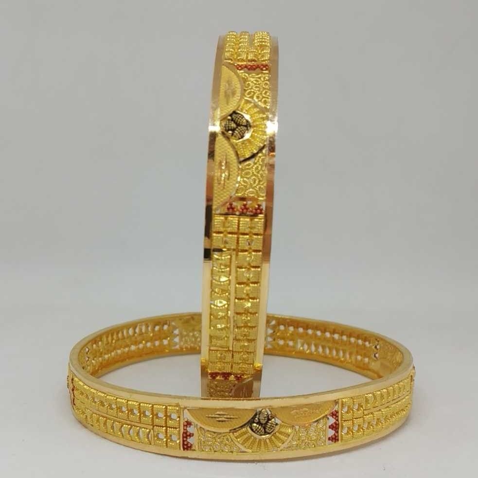 22 KT GOLD CULCUTTI BANGLE