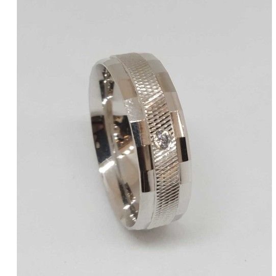 925 Sterling Silver Gents Band