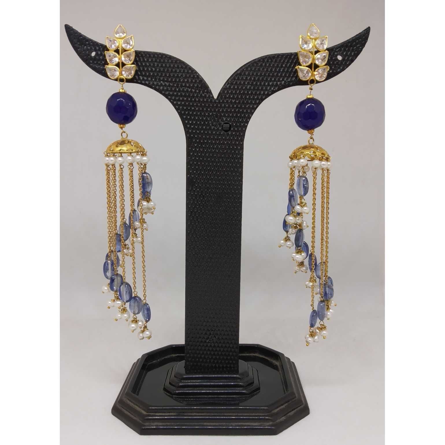 18 kt gold fancy  jummar earring